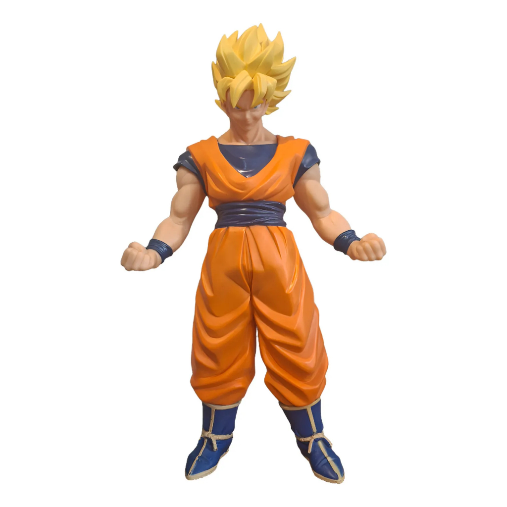 Action Figure Goku Super Saiyajin Dragon Ball Z 45cm – Boneco Anime Colecionável Geek