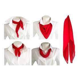 KIT 15 Lenços de Pescoço Feminino, Uniforme, Evento, Empresa, Congresso, Apresentação - 60cm x 60cm
