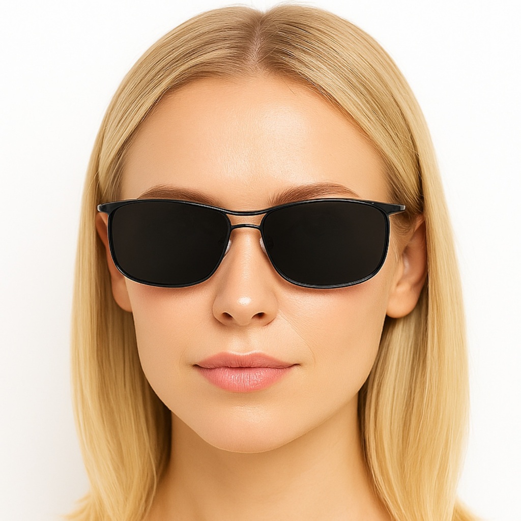 Óculos De Sol Esportivo Masculino Feminino Proteção UV400 Preto Dirigir Pesca Verão Praia Escuro C43