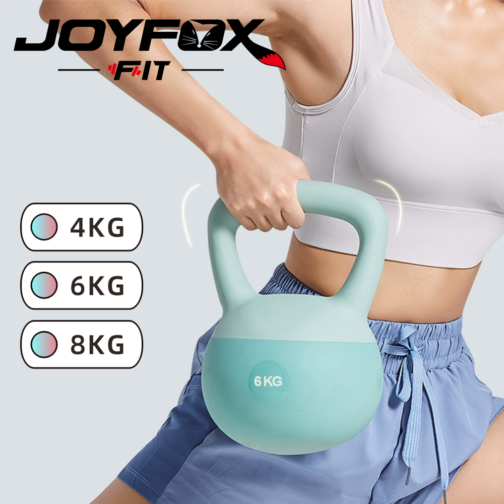 Kettlebell Emborracha 4kg a 8kg Treino Funcional Academia Musculação Peso Fitness Casa Exercício em Oferta na Shopee