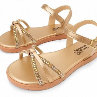 Sandália Menina Infantil Brilho Nó em Oferta na Shopee