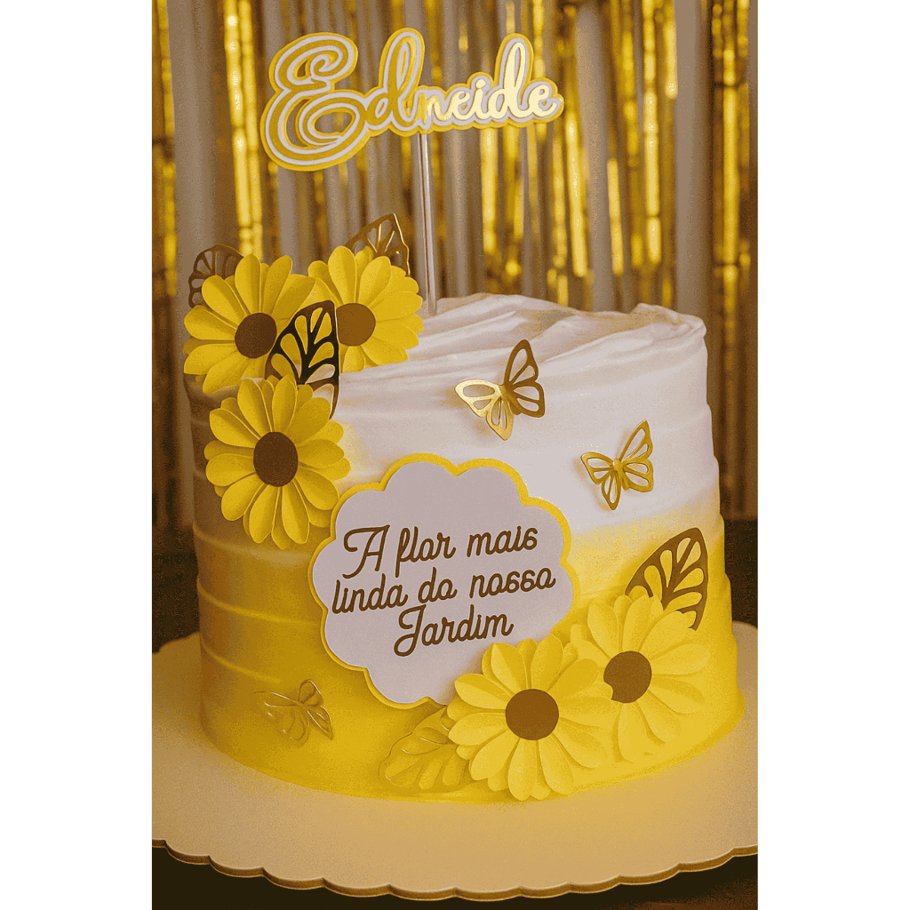 Bolo com Flores de Girassol: Onde Comprar | BuscaProdutos