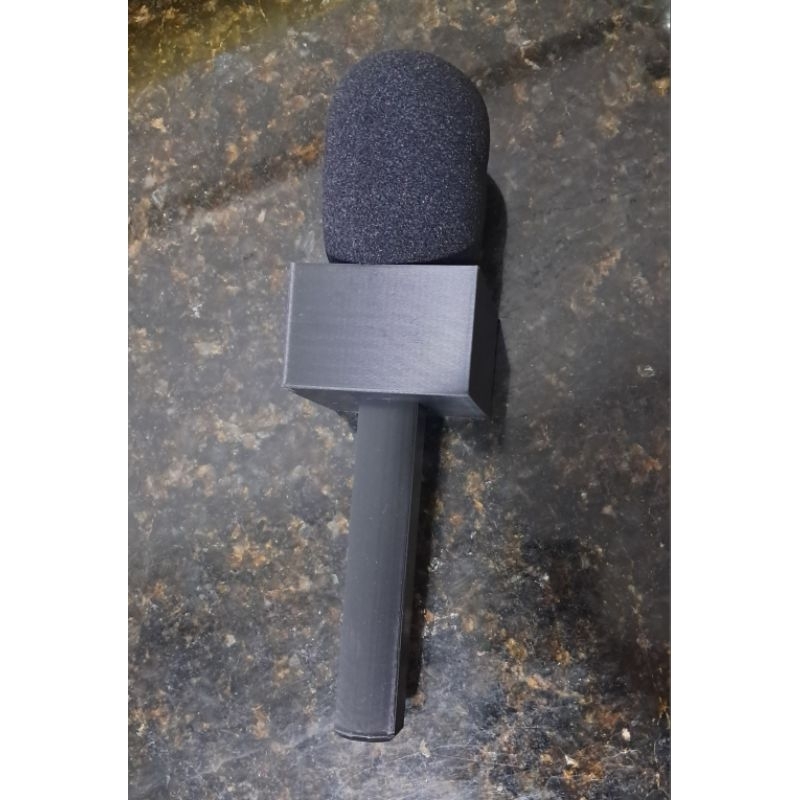 Bastão microfone com canopla e espuma