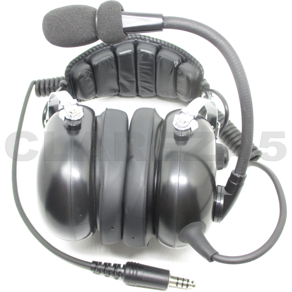Fone para helicoptero headset piloto PPH PCH Robinson R22 R44 R66 plug U174