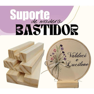 10 Base Suporte para Bastidor Madeira Pinus Apoio para expor bastidor Bordado Livre Ponto Cruz Artesanato em Oferta na Shopee