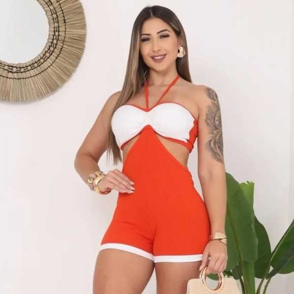 macaquinho Costa nua verão com bojo