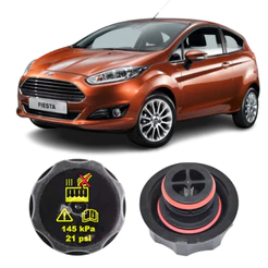 Tampa de Reservatório de Água - FORD - NEW FIESTA 1.5 1.6 16 VALVULAS - 2015 ATÉ 2024