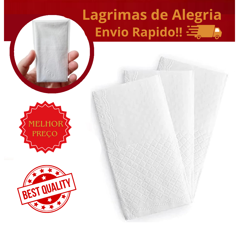 Lenços Lágrimas De Alegria Para Casamento (Saquinhos + Lenços) Escolha Quantidade em Oferta na Shopee