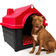 Casinha casa Cachorro N7 + colchão Plástica Super Reforçada grande