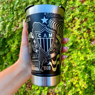Copo Térmico Personalização em 360 Galo 473 ML Personalizado Time em Oferta na Shopee