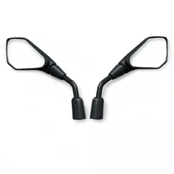 Par De Retrovisor Modelo Kawasaki Z400 Rosca Honda/Yamaha Haste Curta (NAO E MINI)