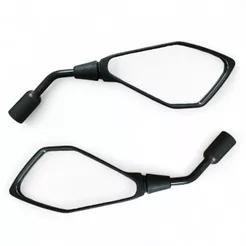 Par Retrovisor Modelo Kawasaki Z400 Rosca Haste Curta Yamaha/Honda 10mm (NAO E MINI)