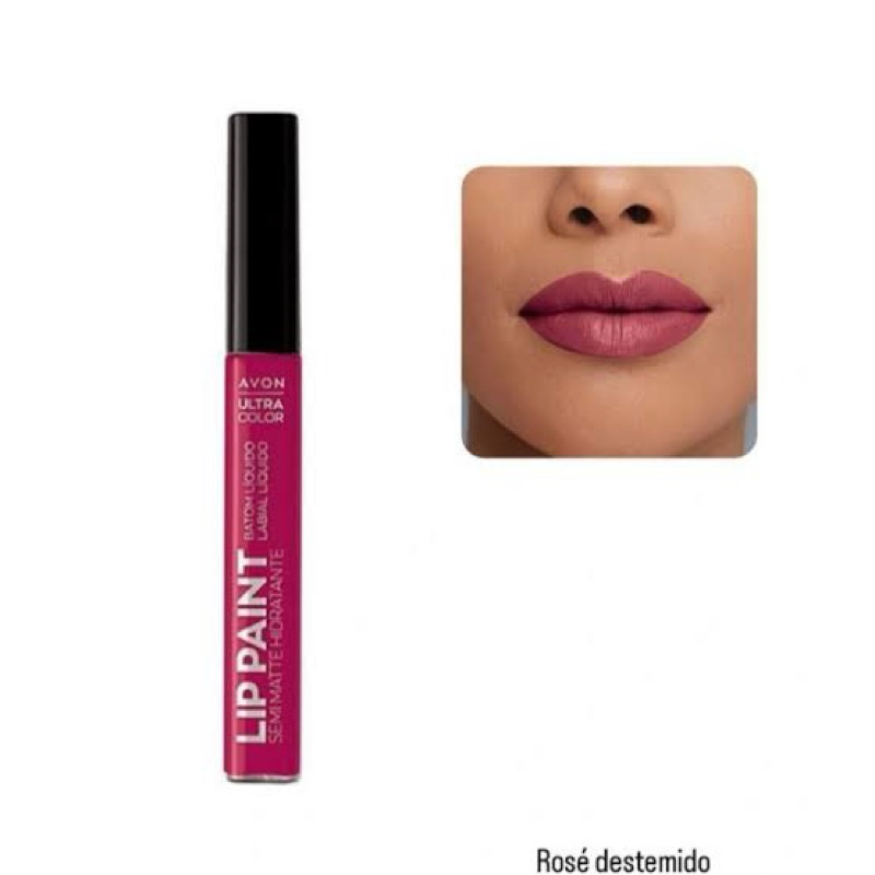Batom Liquido Lip Paint Ultra Color 7ml cor rosé destemido