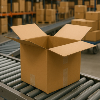 5 Caixas Quadradas 30x30x30 Papelão Semi Kraft  Sedex Pac Mudança. em Oferta na Shopee