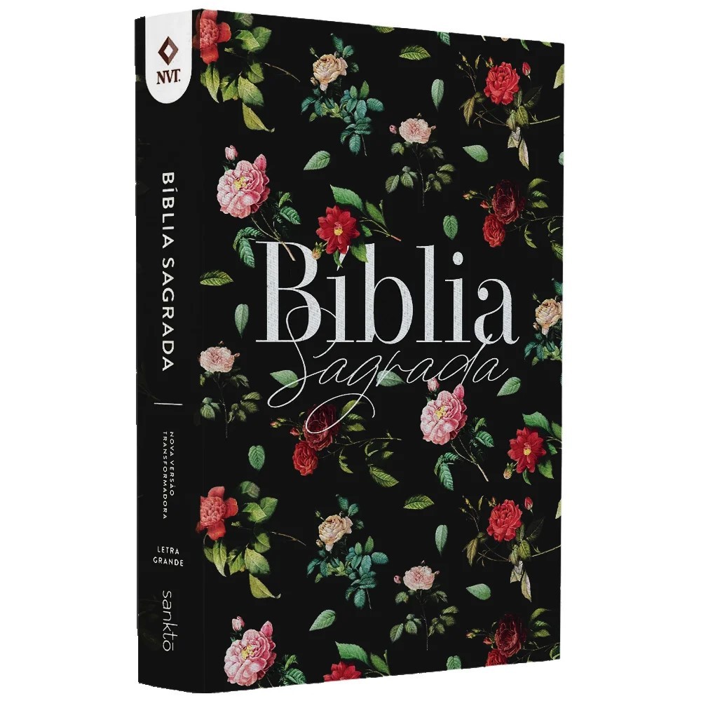 Bíblia Sagrada Flores do Campo - NVT - Letra Grande - Capa Dura em Oferta na Shopee