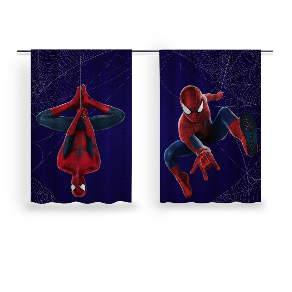 Cortina Estampada Homem Filme Arnha Herois Vingadores Bibi Paineis