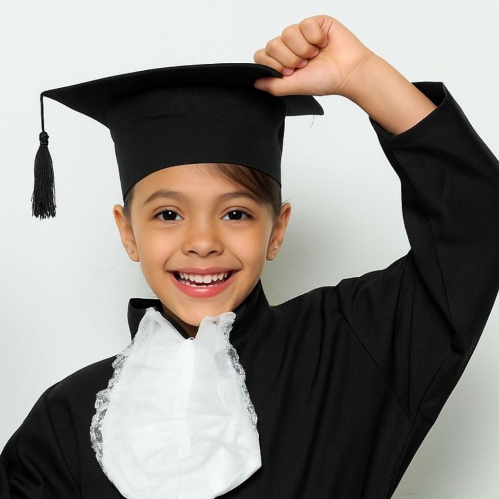Capelo de Formatura Infantil Kit 10 Pré Escola