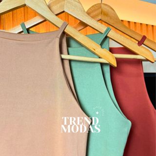 Regata Blusinha Feminina Alcinha Fina Suplex Duplo Blogueira Tendencia em Oferta na Shopee