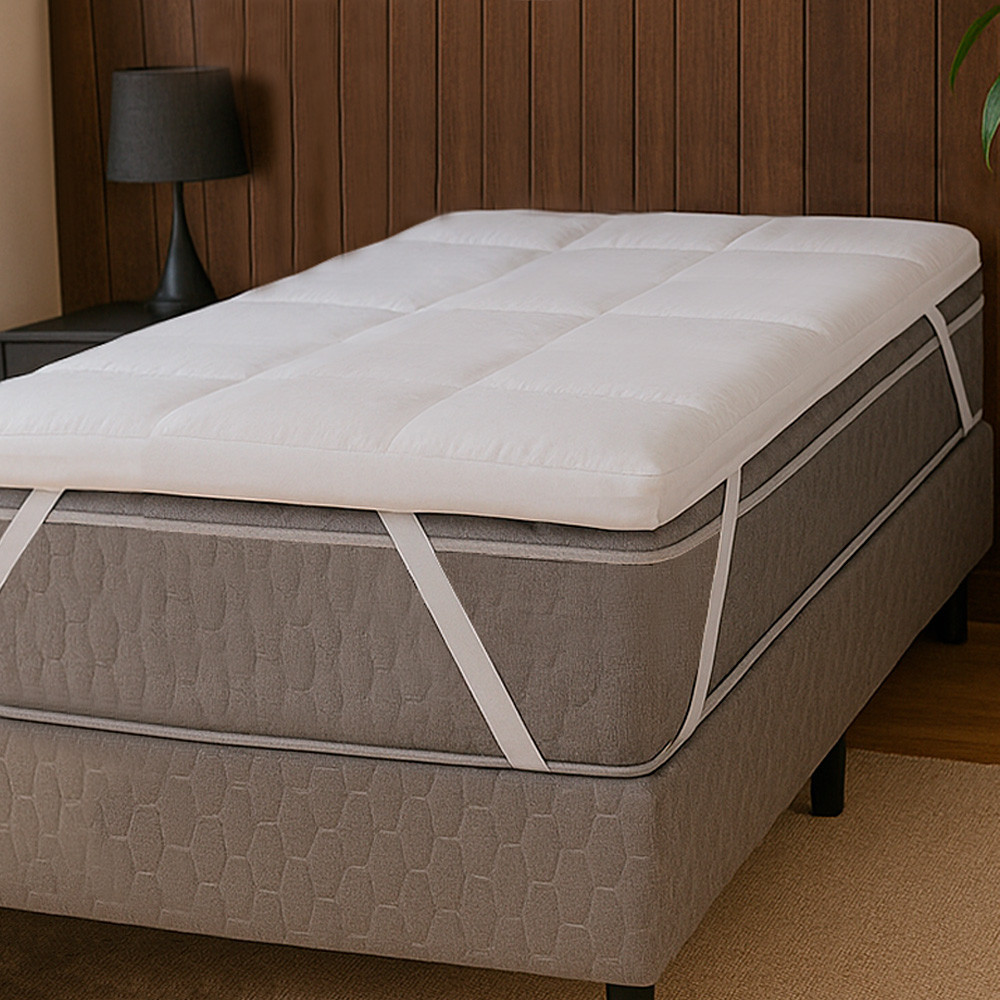 Pillow Top Solteiro Macio de Manta Siliconada Antialérgico 200 Fios BF Colchões em Oferta na Shopee