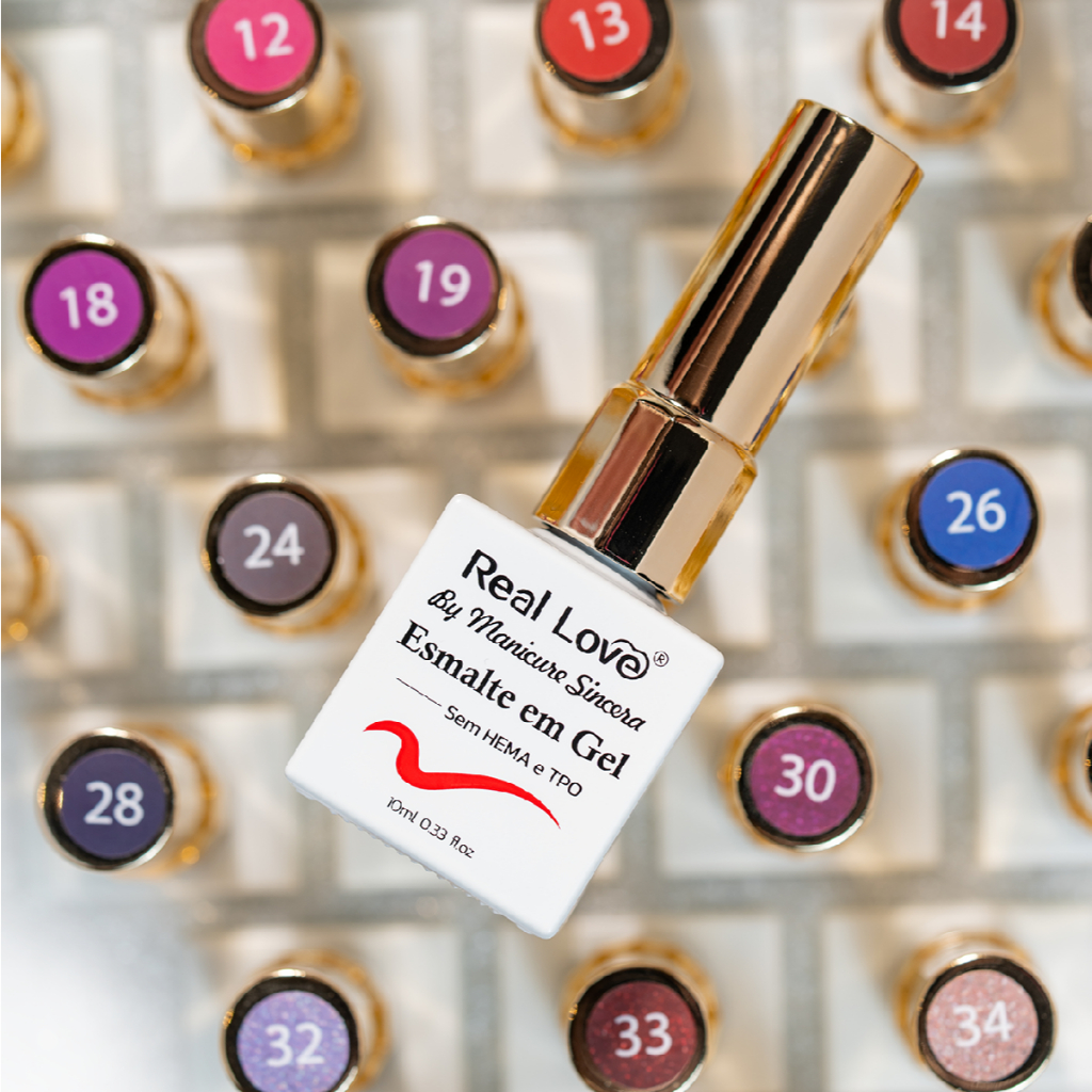 Kit Esmalte em Gel Coleção by Manicure Sincera 10 ml - Real Love