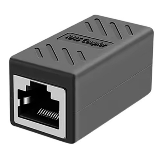 Emenda RJ45 Conector Adaptador Extensor Cabo de Rede Cat 5e/5/6/7 em Oferta na Shopee