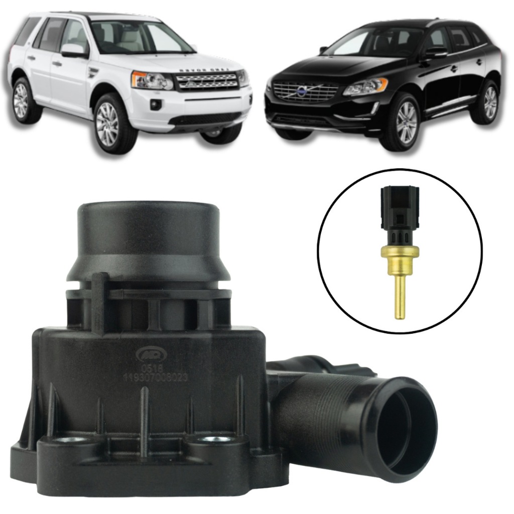CARCAÇA COM VÁLVULA TERMOSTÁTICA LAND ROVER FREELANDER 3.2 2007/ VOLVO XC60 em Oferta na Shopee