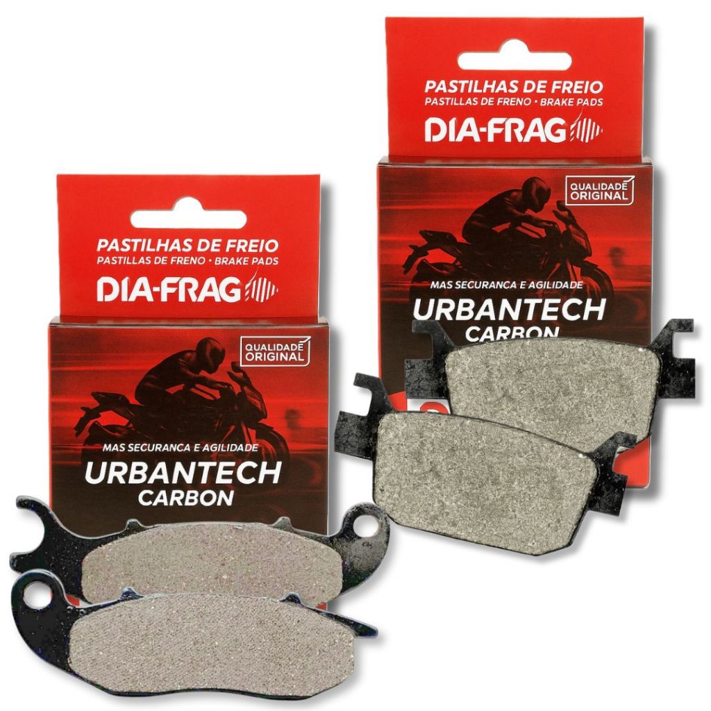 Kit Pastilhas de Freio Pcx 160 2023-2025 / Pcx 150 2019-2022 / Adv 150 2020-2024 Diafrag em Oferta na Shopee