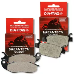 Kit Pastilhas de Freio Pcx 160 / Pcx 150 2019-2022 / Adv 150 / Adv 160 Diafrag