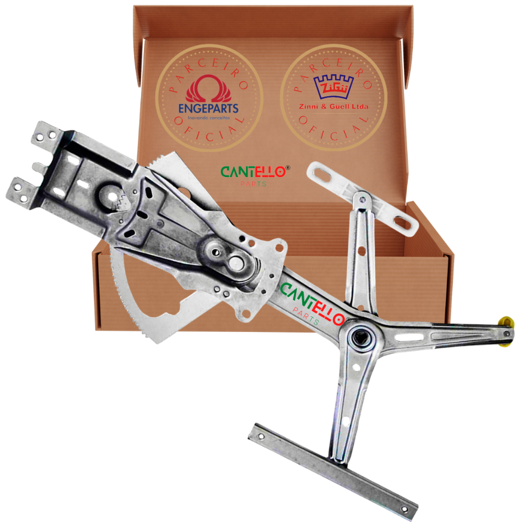 Máquina de vidro elétrica Dianteira Esquerda Astra Hatch e Sedan 2p e 4p 1998 a 2011 Motor Bosch 10D