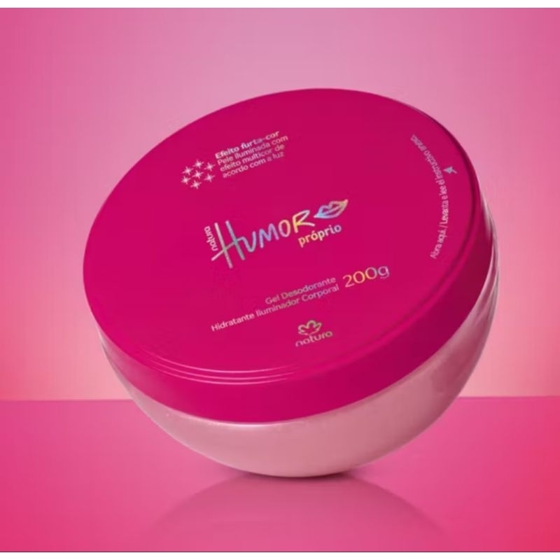 Gel Hidratante Iluminador Corporal Humor Próprio 200g Natura - Edição Limitada