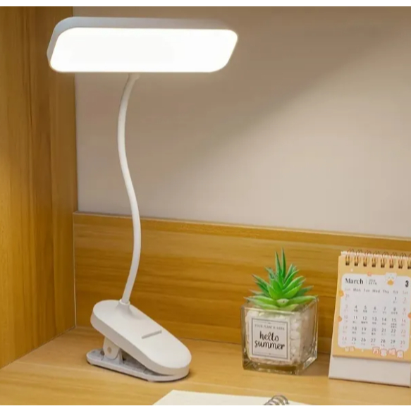 Luminária De Mesa Para Leitura Regulável Flexível Gira 360° Luz Noturna De Cabeceira