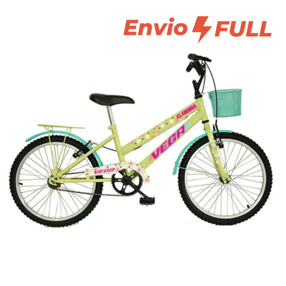 Bicicleta Infantil Feminina Aro 20 Vega Clarinha Bike Menina em Oferta na Shopee