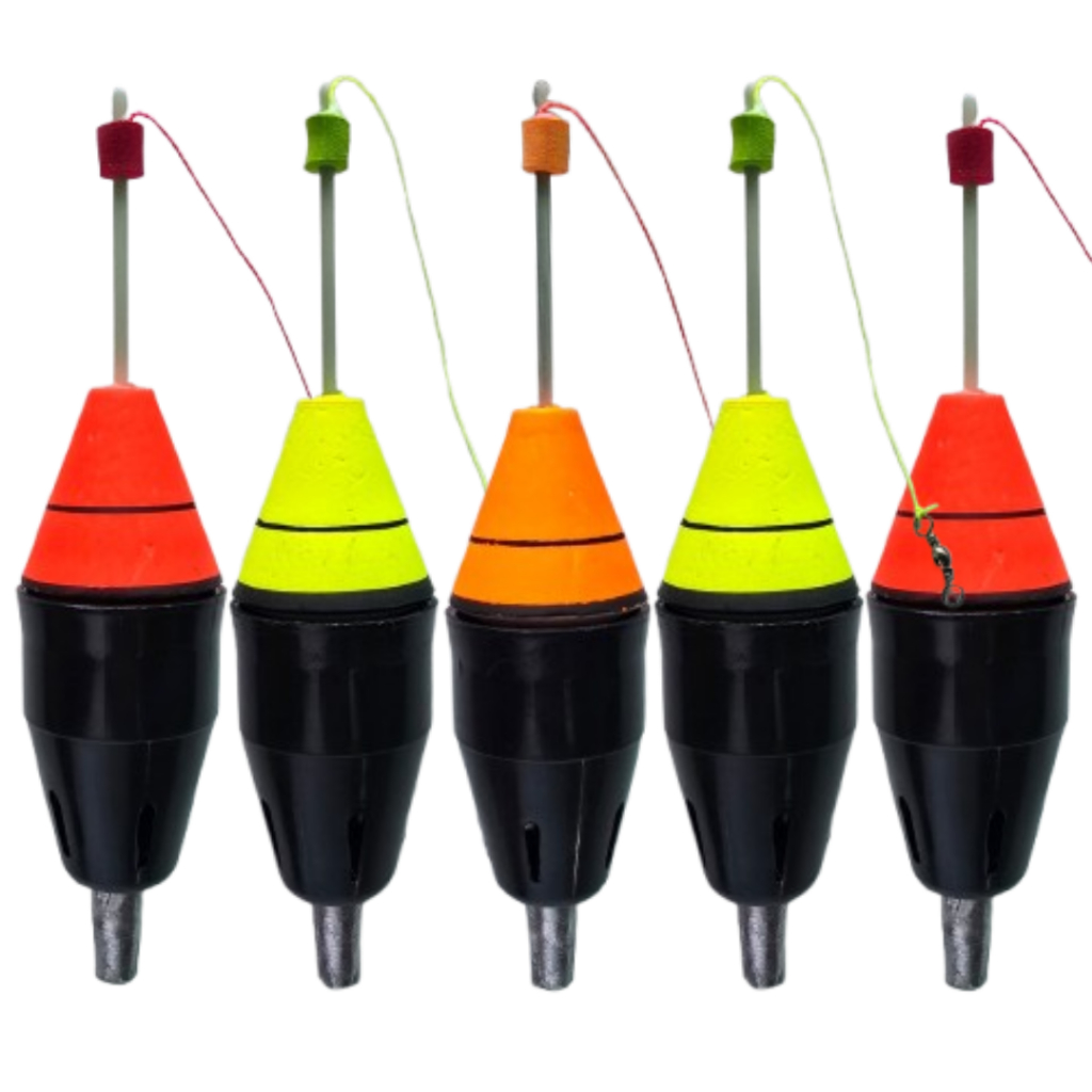 Kit C/5 Boias Cevadeira Juréia Pesca (50G / 60G / 70G) em Oferta na Shopee