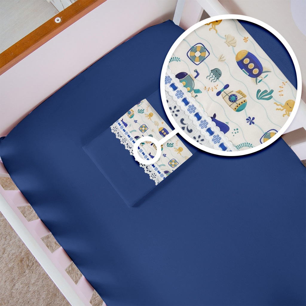 Jogo Lençol 02 Peças MINI BERÇO 89X39cm Percal 400 Fios Antialérgico Menino Menina em Oferta na Shopee