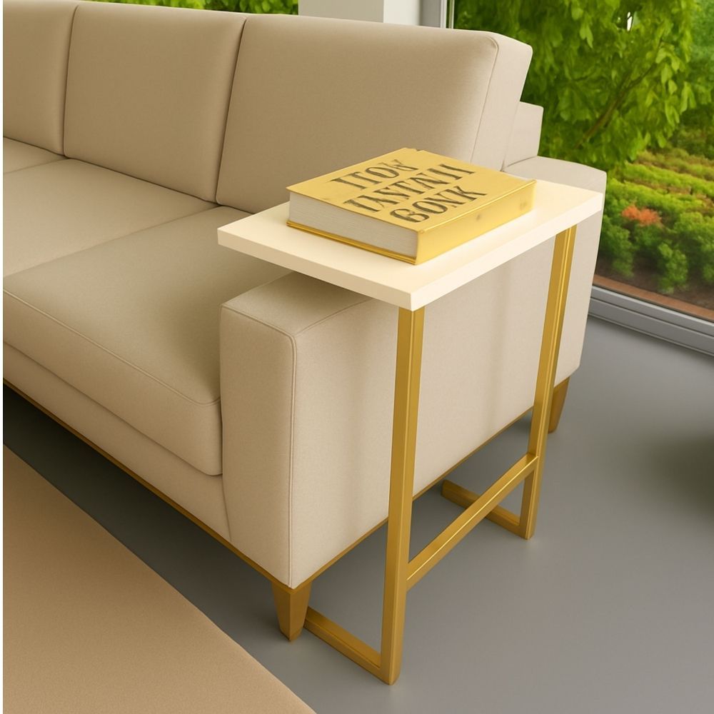 Mesa Lateral Braço Sofa Aparador Sala Apoio Notebook Industrial em Oferta na Shopee