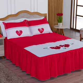 Kit Colcha Cobre Leito Casal Completo 5 Peças com Travesseiros e Porta Travesseiros em Oferta na Shopee