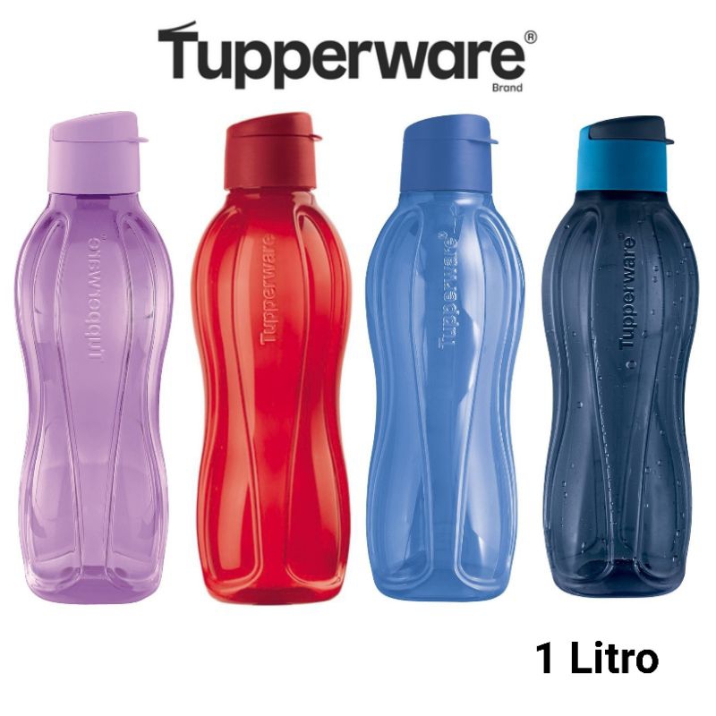 Garrafa Eco Tupper Tupperware 1 Litro - Garrafa para Água Plástico - Não vaza