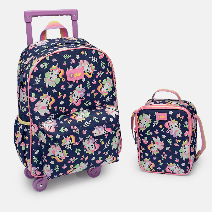 Mochila Puket Rodinha Unicórnio: Onde Comprar | BuscaProdutos