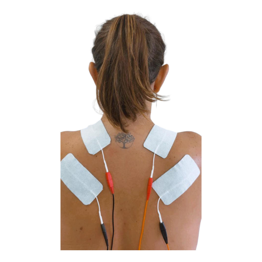 Kit Eletrodos Autoadesivos 5x9 Tens Para Fisioterapia reutilizavel Envio Rapido