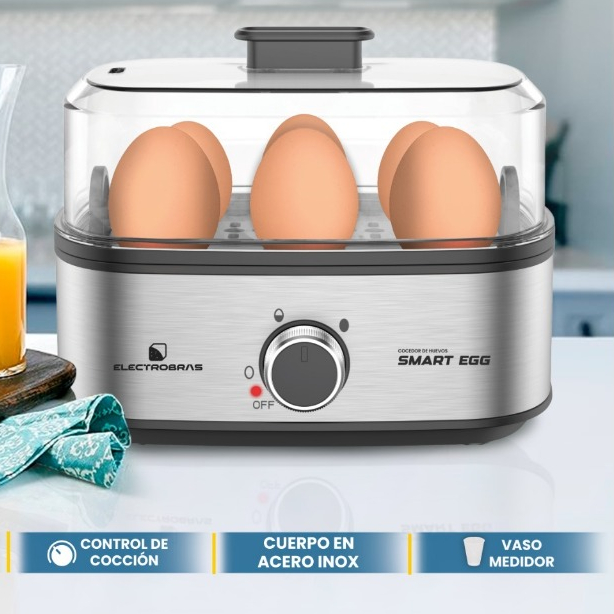 Maquina de Cozinhar Ovos Electrobras Smart Egg 6 OVOS 110 ou 220V