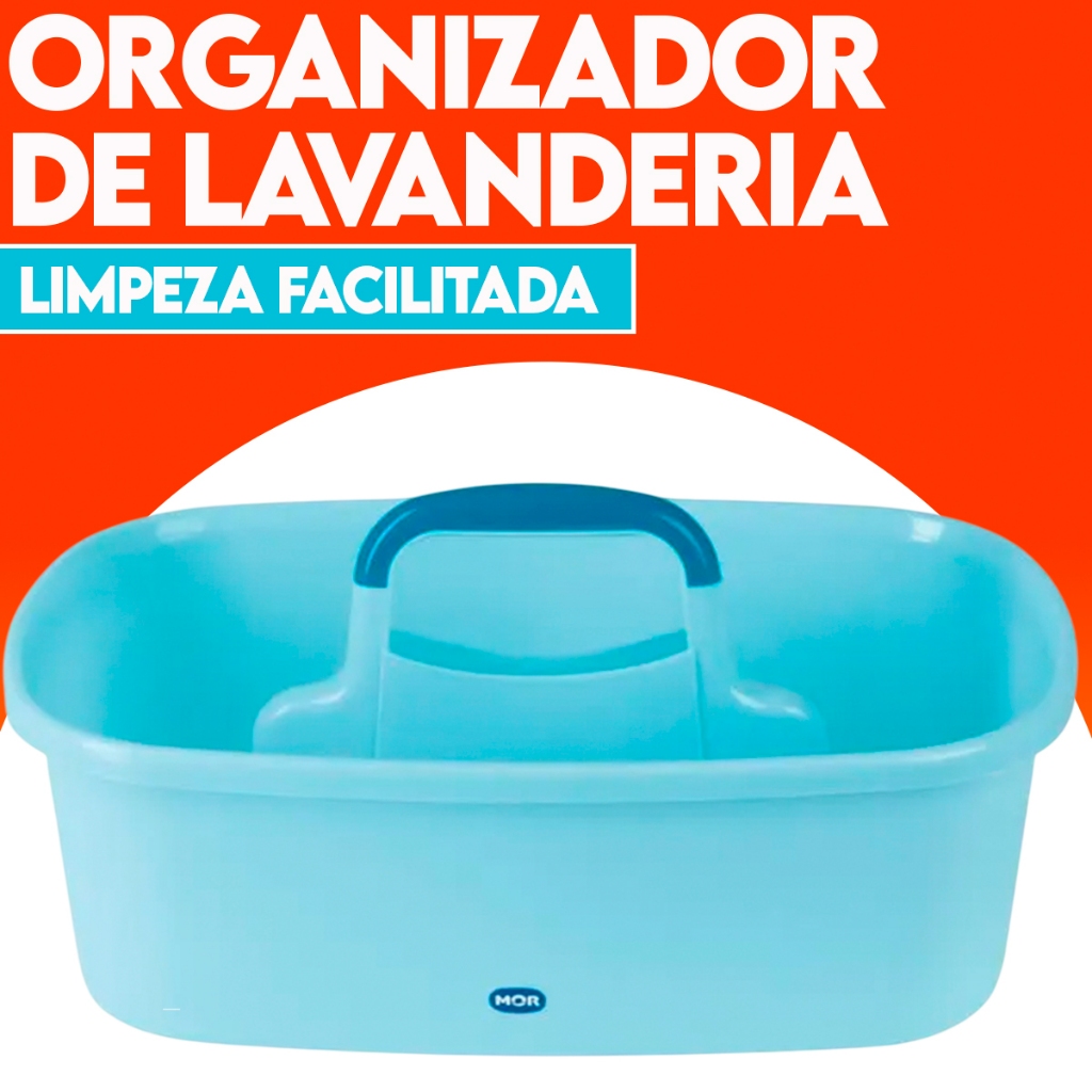 Cesto Organizador Multiuso Lavanderia C/ Alça Resistente Organização