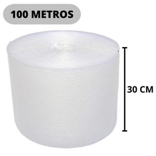 Plástico Bolha 30cm x 100m – E-commerce, Proteção para Envio, Mudanças e Embalagens em Oferta na Shopee