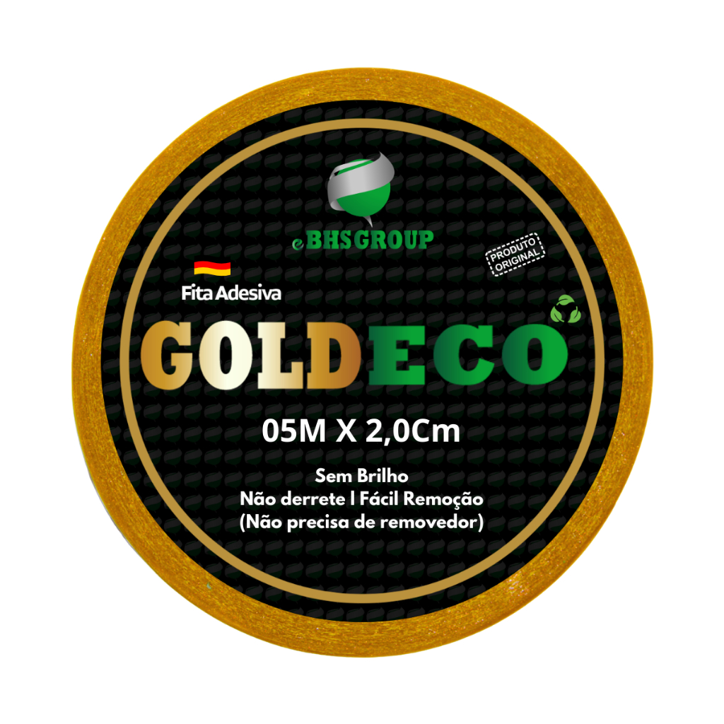 Fita Adesiva Goldeco BHS 5 metros x 2,0 cm Para Proteses Capilares E Perucas