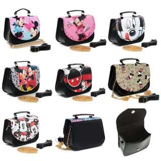 Bolsinha Luxo Infantil Minnie Mickey / Escolha sua Estampa: