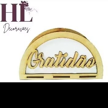 Kit 15 unidades Porta guardanapo MDF GRATIDÃO decoração mesa festa NOVIDADE em Oferta na Shopee