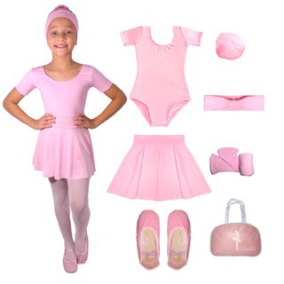 Kit Infantil Ballet 7 itens em Oferta na Shopee