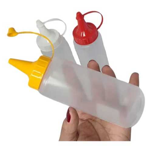 Bisnaga para Molho 250 ml -  Branca - Amarela - Vermelha (Maionese, Katchup, Mostarda).