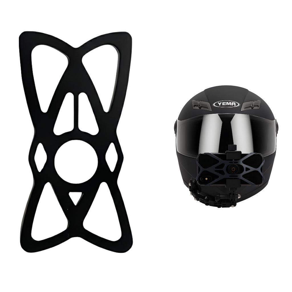 Borracha de Segurança Rede De Silicone Anti Queda Para Suporte Celular Moto E Bike