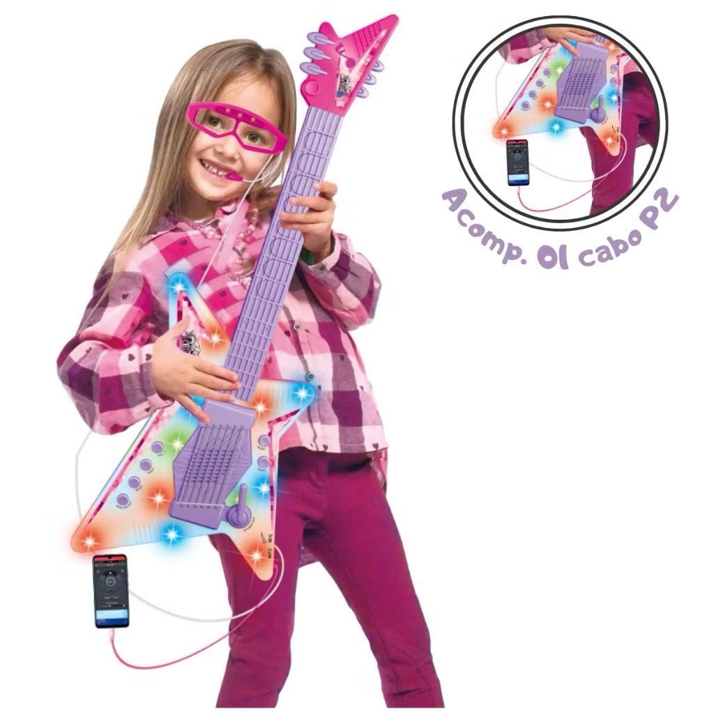 Guitarra com Microfone Dm Toys: Onde Comprar | BuscaProdutos