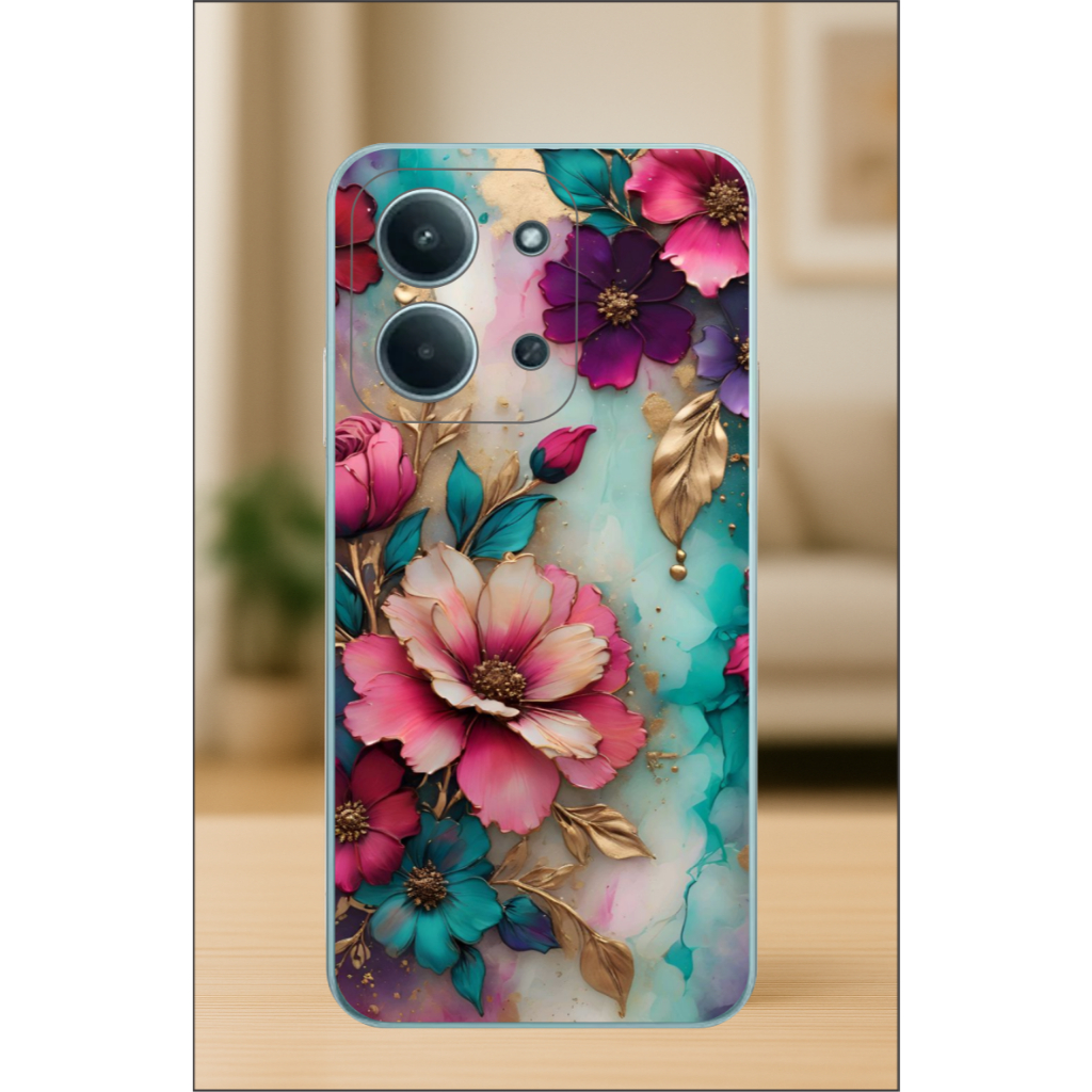 Capa Capinha XIAOMI REDMI 15C e REDMI 15 TPU DESENHOS VARIADOS CAPINHA CASE FLORES em Oferta na Shopee